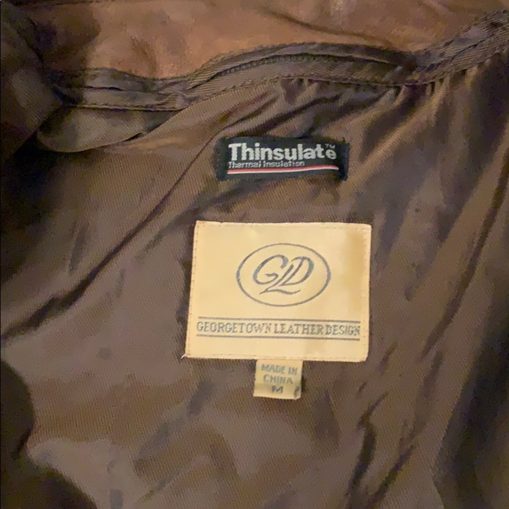 Leather bomber jacket - Picture 8 of 8